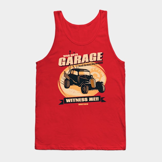 Warboys garage Tank Top by Piercek25